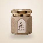 ARBOR Natural Oud A7 jar with gold octagonal lid